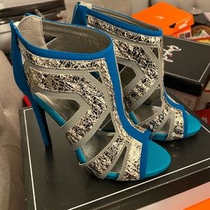 Blue heels